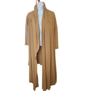 RUDSACK Beige Camel Ultra Long Cardigan Fits Size Medium